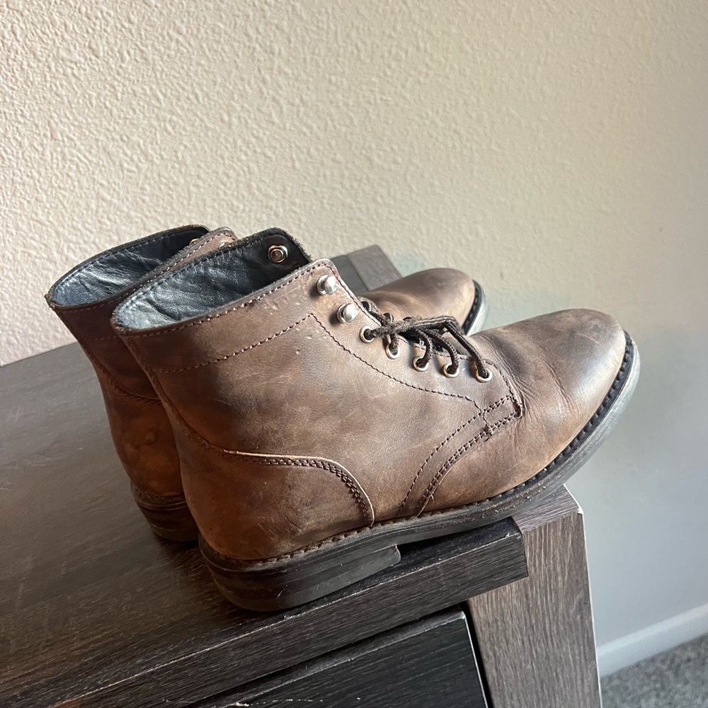 Thursday boots president tobacco color worn 3 times too big for me